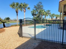 aluminum fence installation panama city florida